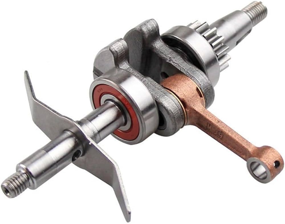 139F Crankshaft for 4 Stroke Brush Cutter Engine | Heavy Duty Crank Shaft Replacement for 139F Grass Trimmer, Lawn Mower & Agricultural Equipment-image-29