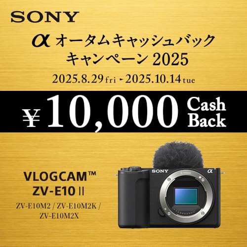 SONY(ソニー) Vlog用カメラ レンズ交換式VLOGCAM APS-C ミラーレス一眼カメラ ZV-E10M2 パワーズームレンズキット ZV-E10M2K BQ の商品画像 1