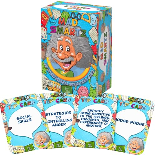 Thought-Spot Mad Smartz Anger Management & Social Skills Game for Kids & Teens | Impulse Control & CBT Tool for Emotional Regulation | for Home, School, or Therapy | Autism & ADHD Must-Have