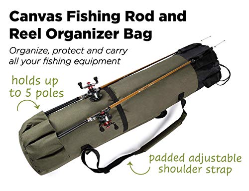 Etna Fishing Rod Case Organizer, 48.5" X 13.5" #TOP1