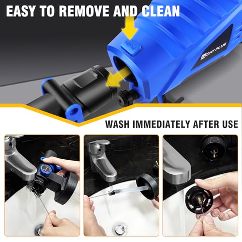 2025 New Electric Paint Sprayer, 700W Fence Paint Sprayer with 3 Spraying Modes and 3 Copper Nozzles Spray Gun Stronger Power for Pesticide, Disinfection,Wall Spraying,Furniture,Decking Painting 5 2025 New Electric Paint Sprayer, 700W Fence Paint Sprayer with 3 Spraying Modes and 3 Copper Nozzles Spray Gun Stronger Power for Pesticide, Disinfection,Wall Spraying,Furniture,Decking Painting - Image 5