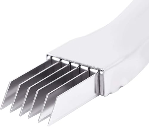 Miniatura 6 de Cortador de ajo, cortador de cebolla, herramienta de cocina, picador de verduras, cebolla, rebanador de cebollas, calabacín de acero inoxidable para