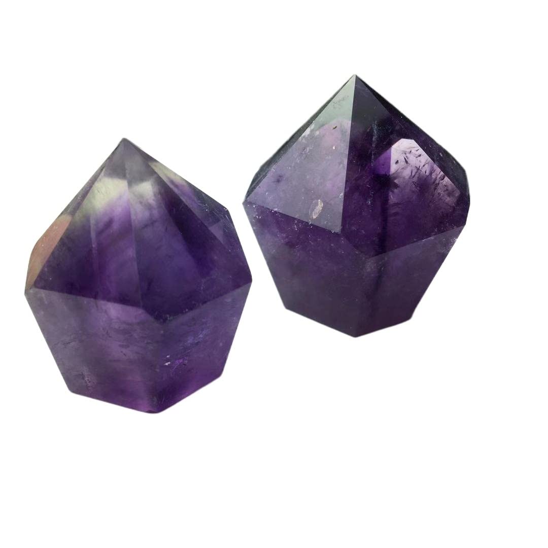 Amazon.co.jp: 1ピースナチュラルアメジストポイントナチュラル