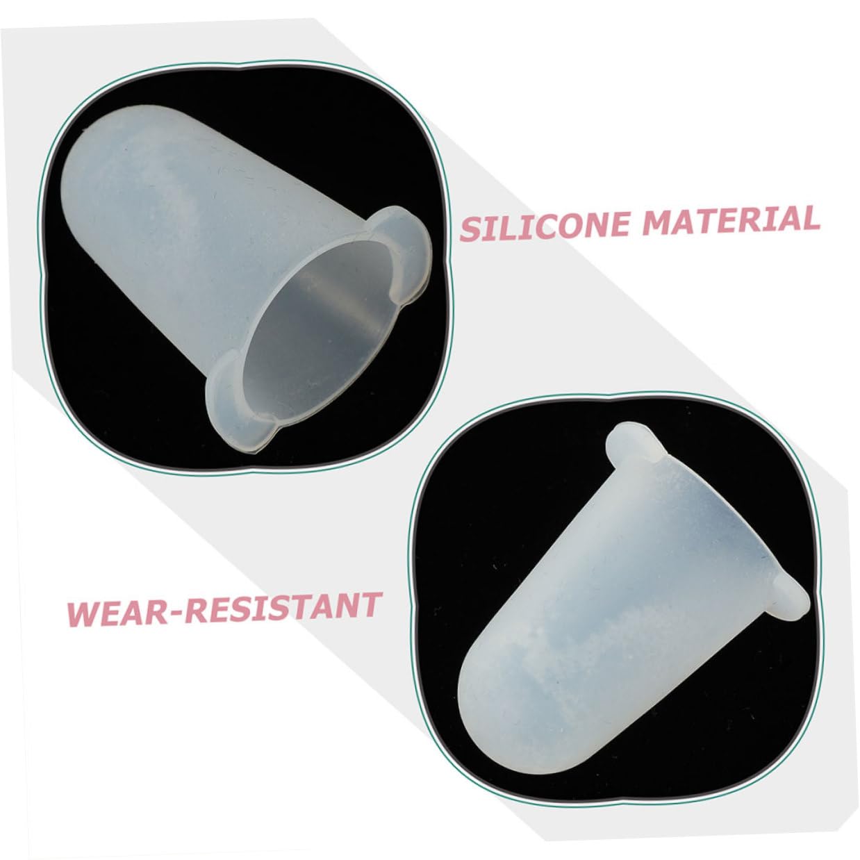 Alipis 6pcs Couvercles en Silicone pour Douilles à Gâteaux, Protège-Embouts Flexible, Lot de 3 Tailles, Accessoire Pâtisserie Pratique et Antichute pour Décoration de Gâteaux