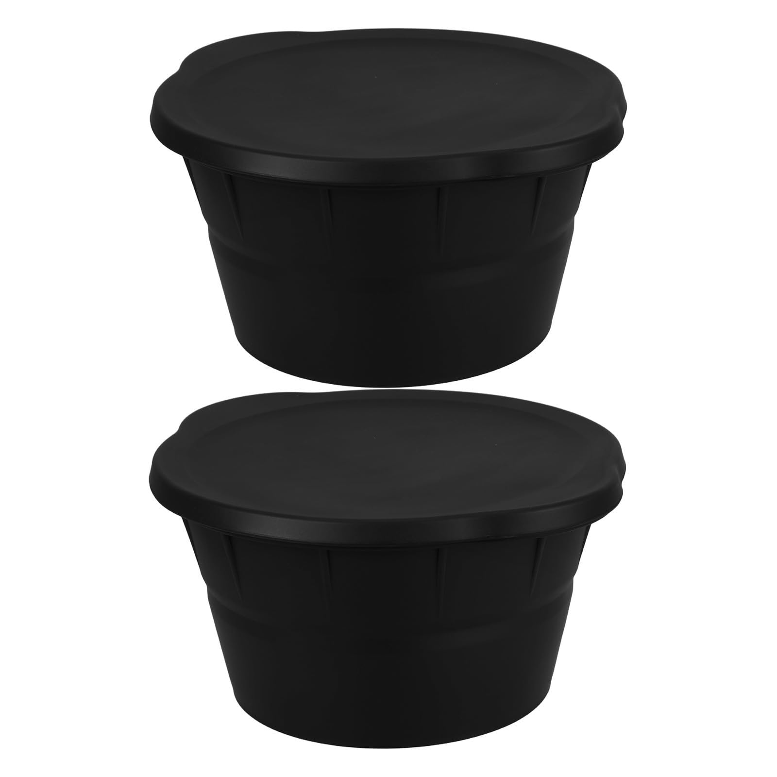 Stampo per Cubetti di Ghiaccio in Silicone Nero 3.6l 2 Pezzi Rivestimento Antiaderente per Uso Home Spa e Outdoor, Resistente al Freezer