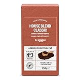 by Amazon Miscela House Miscela Arabica/Robusta macinata 250g 1 confezione