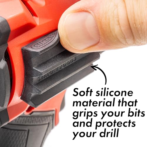 Simon Tools Magnetic Bit Holder for Impact Drivers and Drills - Super Strong Adhesive - Drill Accessory That Fits Most drills: Dewalt, Makita, Klein, Bosch and Milwaukee Bit Holder - Image 4