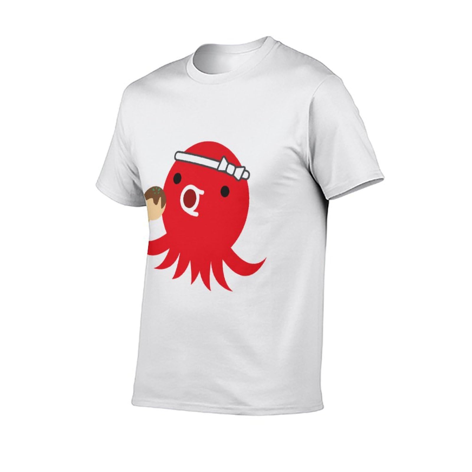 Amazon.co.jp: メンズ Tシャツ たこ焼き屋のタコ 半袖 大きいサイズ 