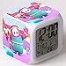 Produktbild SXWY fall guys Digitaler Wecker Kinder Cartoon Wecker Bett Nachtlicht Musik Wach auf Stumm Schreibtisch Kindergeschenke Junge Das Mädchen Jugendliche Bunte Lichter USB-Aufladung (06)