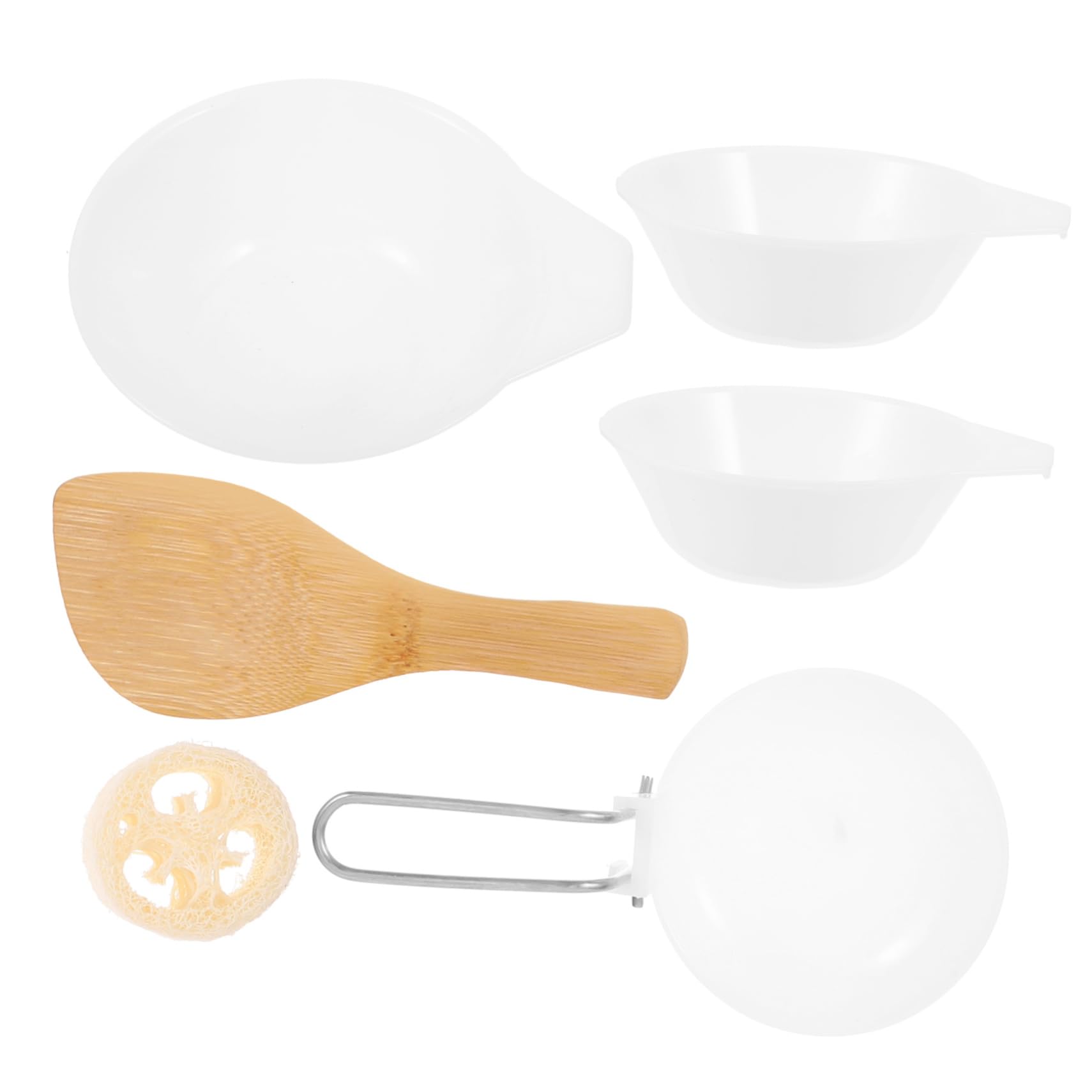 Milisten 1set Camping Cooking Utensils Set Lightweight Portable Cookware Design Includes Reusable Bowls Rice Spoon for Outdoor Activities Adventures