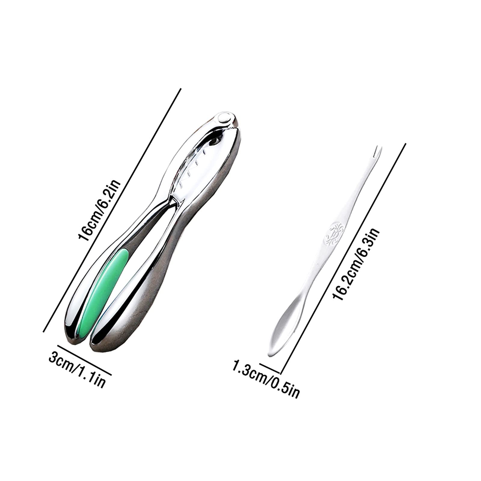 Utensili per Frutti di Mare Set di Cracker e Strumenti per granchi Set di Strumenti per Frutti di Mare da 5 Pezzi Include 1 Biscotto di Frutti di Mare e 4 forchette per Frutti di Mare Strumento per