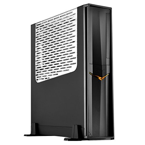 Image of SilverStone Technology SST-RVZ02B-W Slim Gaming Computer Case for Mini-ITX Motherboards with Full Size GPU Support with Window, SST-RVZ02B-W-X