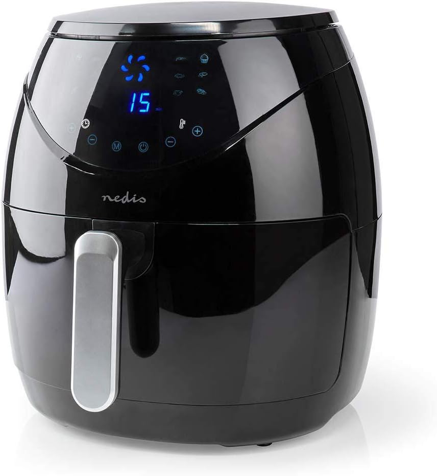 Friggitrice ad aria calda - 6.5 l - Timer: 60 min - Digitale - Nero Friggitrice ad aria calda - 6.5 l - Timer: 60 min - Digitale - Nero