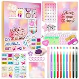 Nsrzua DIY Journal Kit for Girls,Toys for Ages 8-14 and Birthday Gifts for Girls