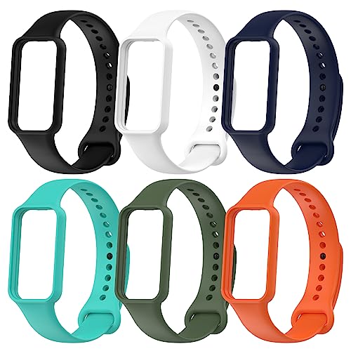 Silicone Sports Bracelets Compatible with Amazfit Band 7 Bracelet for Men and Women, Replacement Strap Compatible with Amazfit Band 7