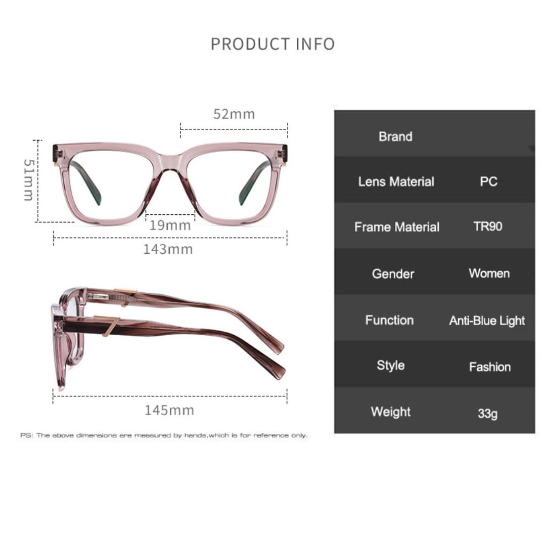 Occhiali da sole da donna alla moda con montatura per occhiali da vista