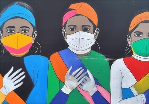 Yomiie Kits de pintura de diamantes 5D para enfermera, médico, kit completo de taladro por números, pintura abstracta para hombre y mujer con