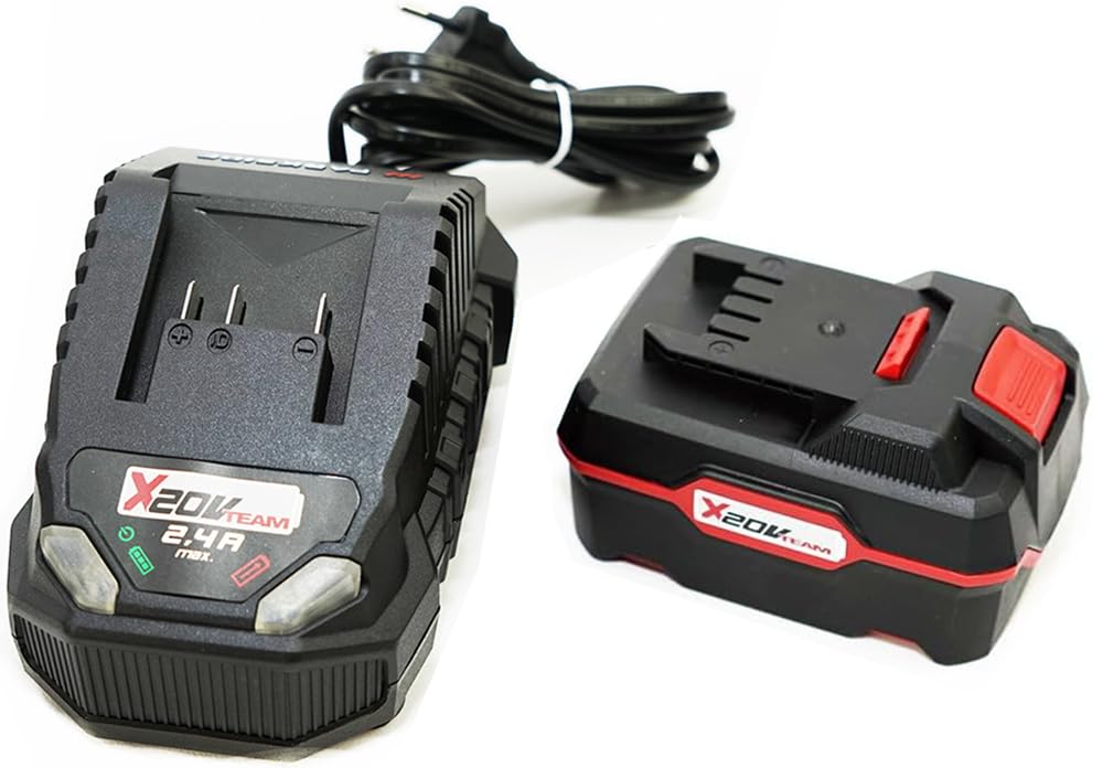 HEADNMORE® Paquete – 1 grapadora Parkside de 20 V con batería PAT 20 + 1 llavero HEADNMORE® (1 batería de 4 Ah)