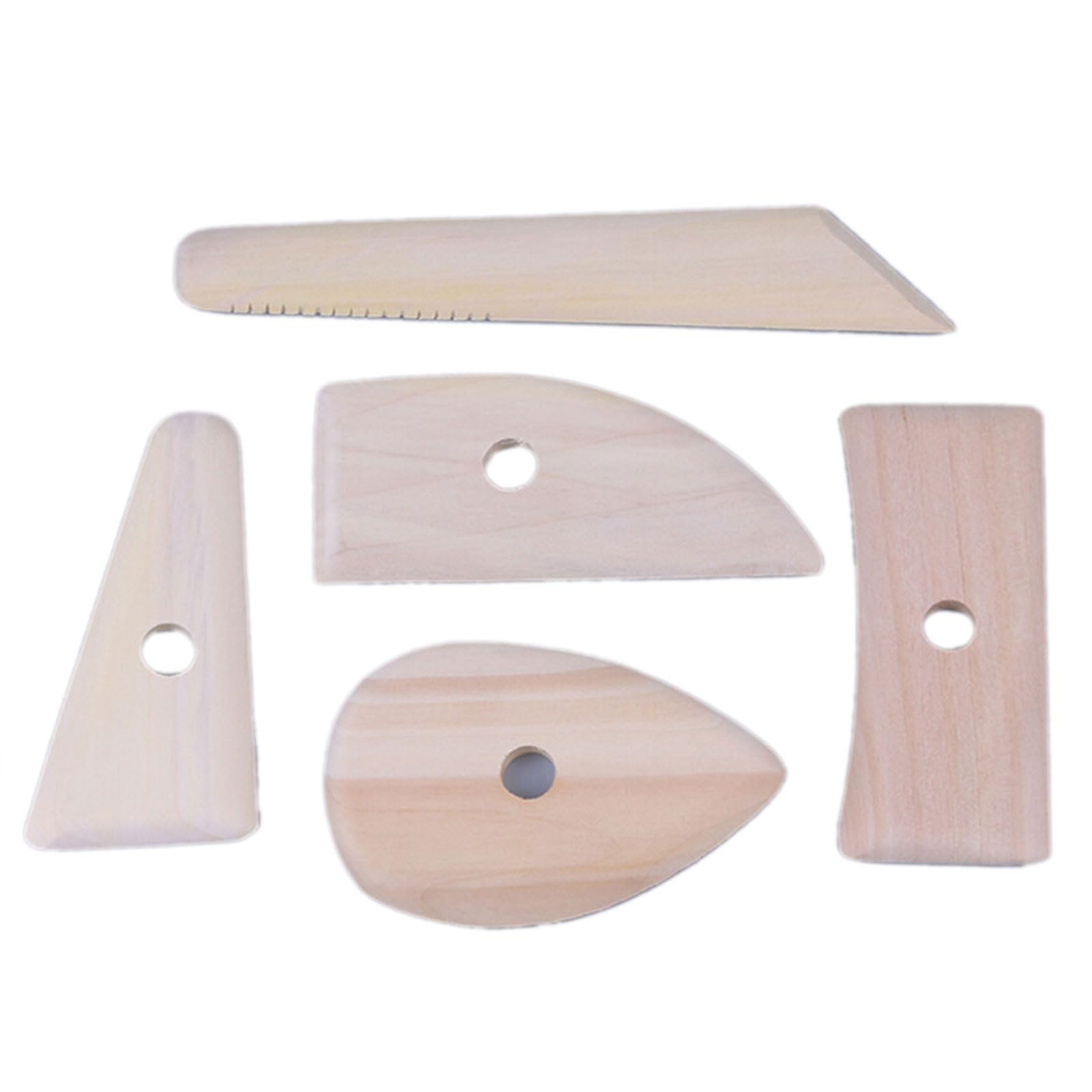 Jazuaiao Multifunction Sculpture Ceramics Molding Tool Wood Pottery Tool Clay Pottery Tools Potters-Profile Rib Bundle-Foot Shape Clay Profile Rib Bundle Foot Shaper