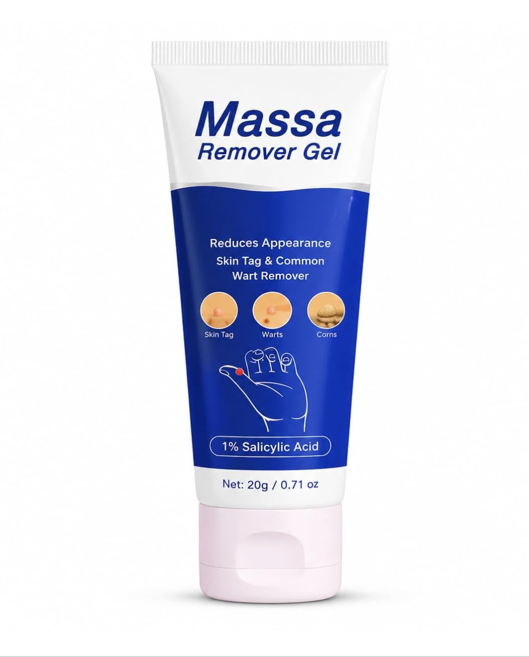 Massa Skin Care Gel with 1% Salicylic Acid | Exfoliating Gel for Rough & Thickened Skin | Smooths Hands, Feet & Elbows | Lightweight Fast Absorbing Daily Care-picture-33