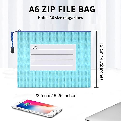 FYY Cartellina portadocumenti, formato A6, 10