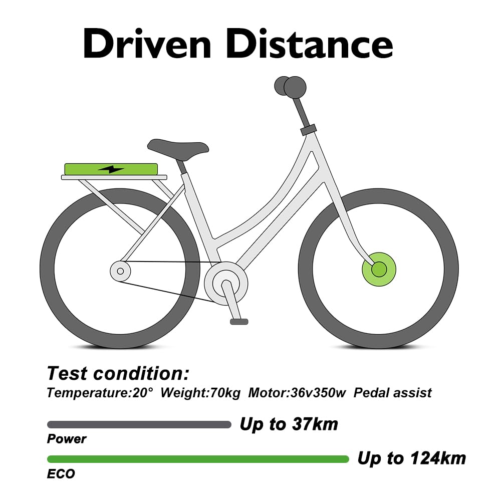 E-Bike Battrie 36V 10,4Ah Li-ion Akku mit Ladegerät für 250W-500W Elektrofahrrad Pedelec Phylion Joycube SF-03 Fischer (36V 10,4Ah Akku mit Ladegerät)