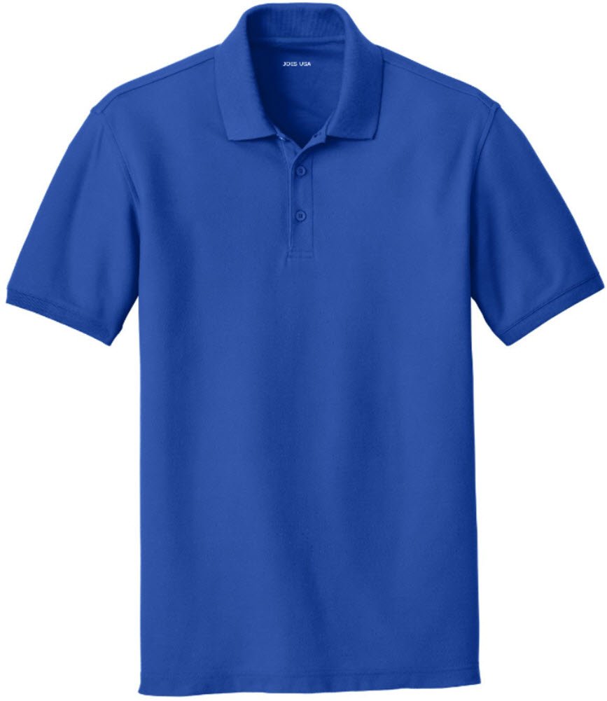 Joe's USA Mens Core Classic Pique Polo Shirt in Regular, Big & Tall