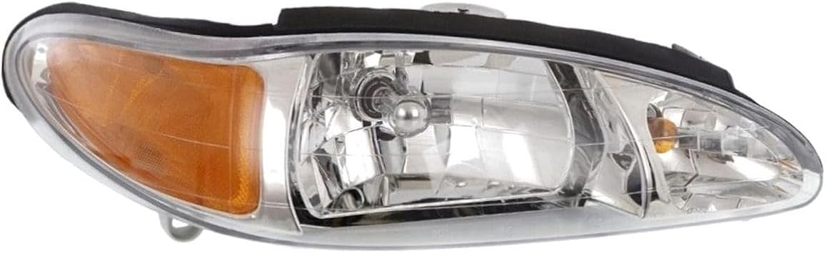 Headlight Right Side Clear Lens w/Bulb & Marker for Ford for Escort LX 97-00 & SE 98-99 01-02 9621923 FO2503137