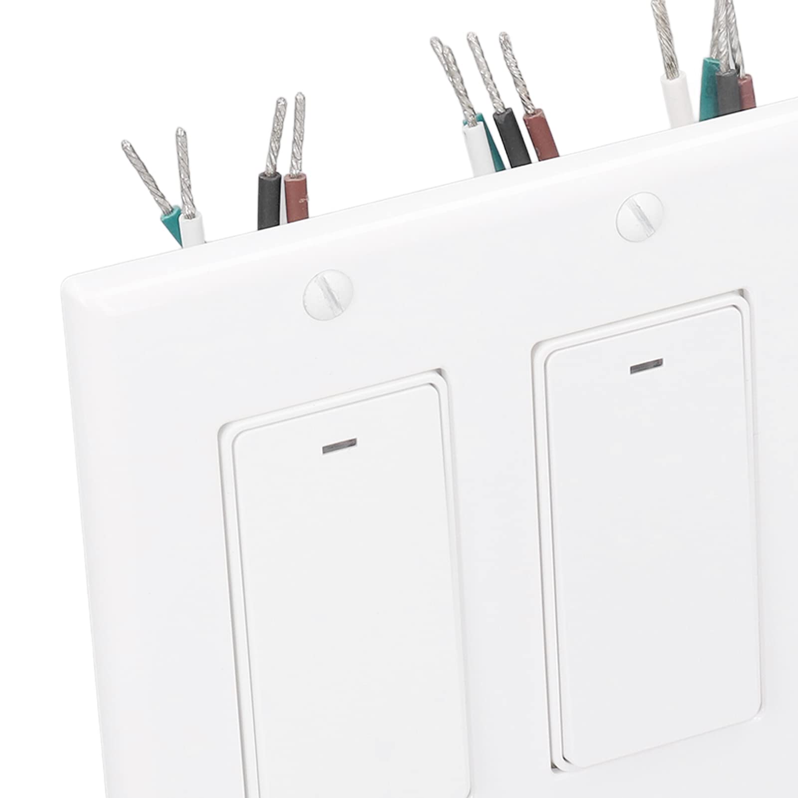 Intelligenter WLAN-Wandschalter, Einpolig, 3-fach, AC 100 Bis 240 V, Lichtschalter mit Fernbedienung, Sprach- und Timer-Steuerung für Benutzer zu Hause, Im Schlafzimmer, Im Wohnzimmer