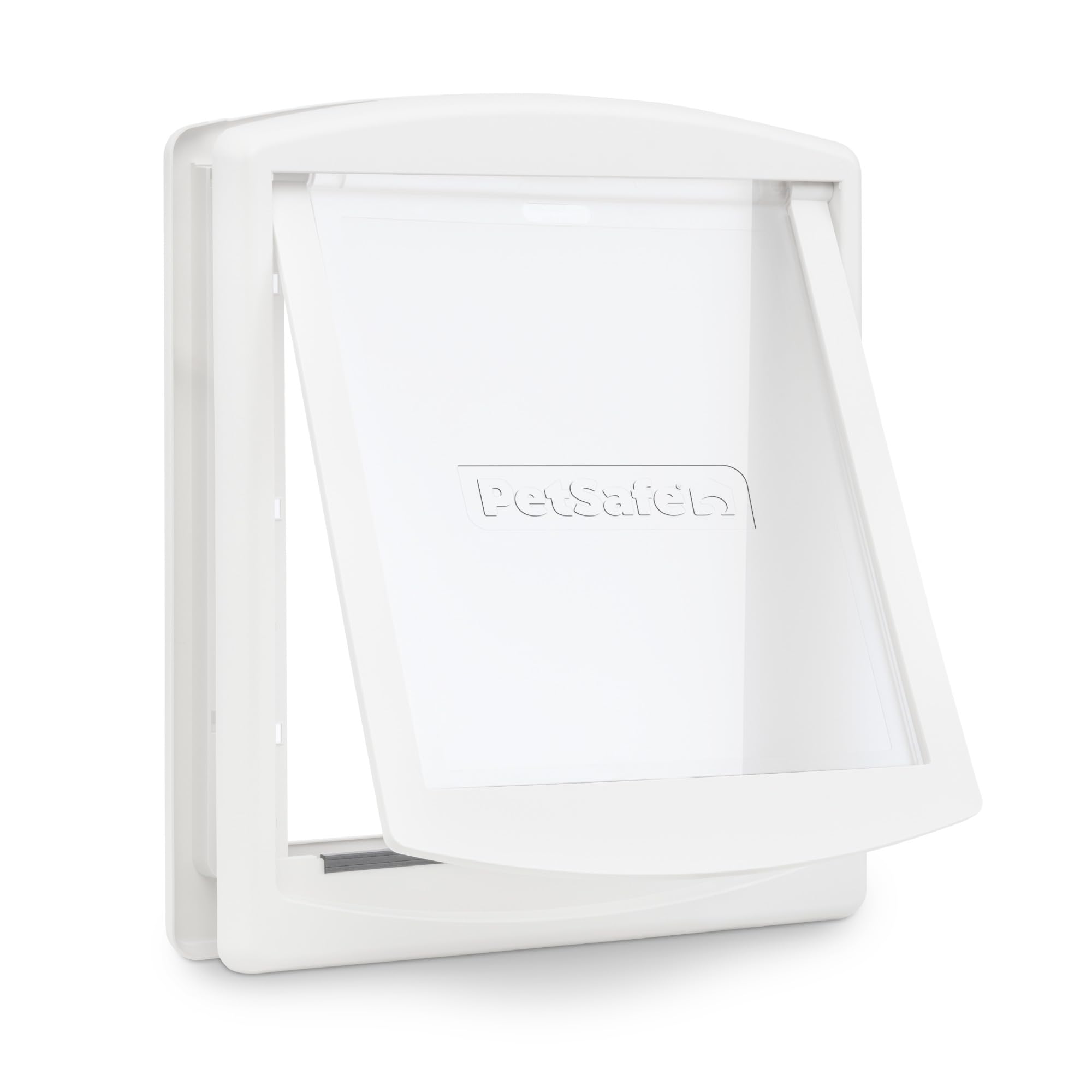 Puerta para Mascotas Original con 2 Posiciones Staywell, Mediana, Blanca