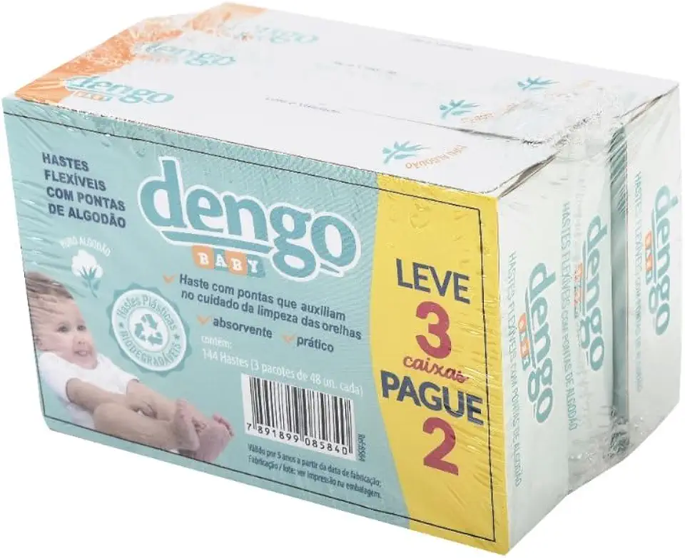 Kit Haste Flexível Baby Leve 3 Pague 2 - Com 144 Hastes