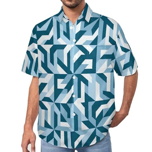 Chemise funky homme manches courtes ultra légère pour rester frais et élégant sous le soleil