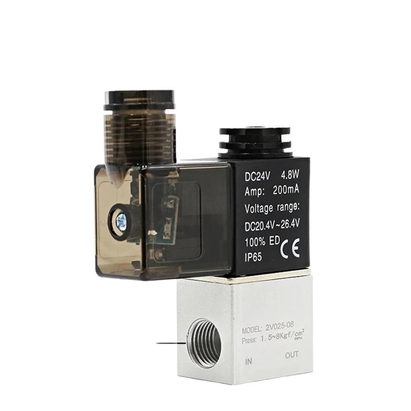 Électrovanne pneumatique 2V025-06 bobine isolée AC110V à commutation rapide