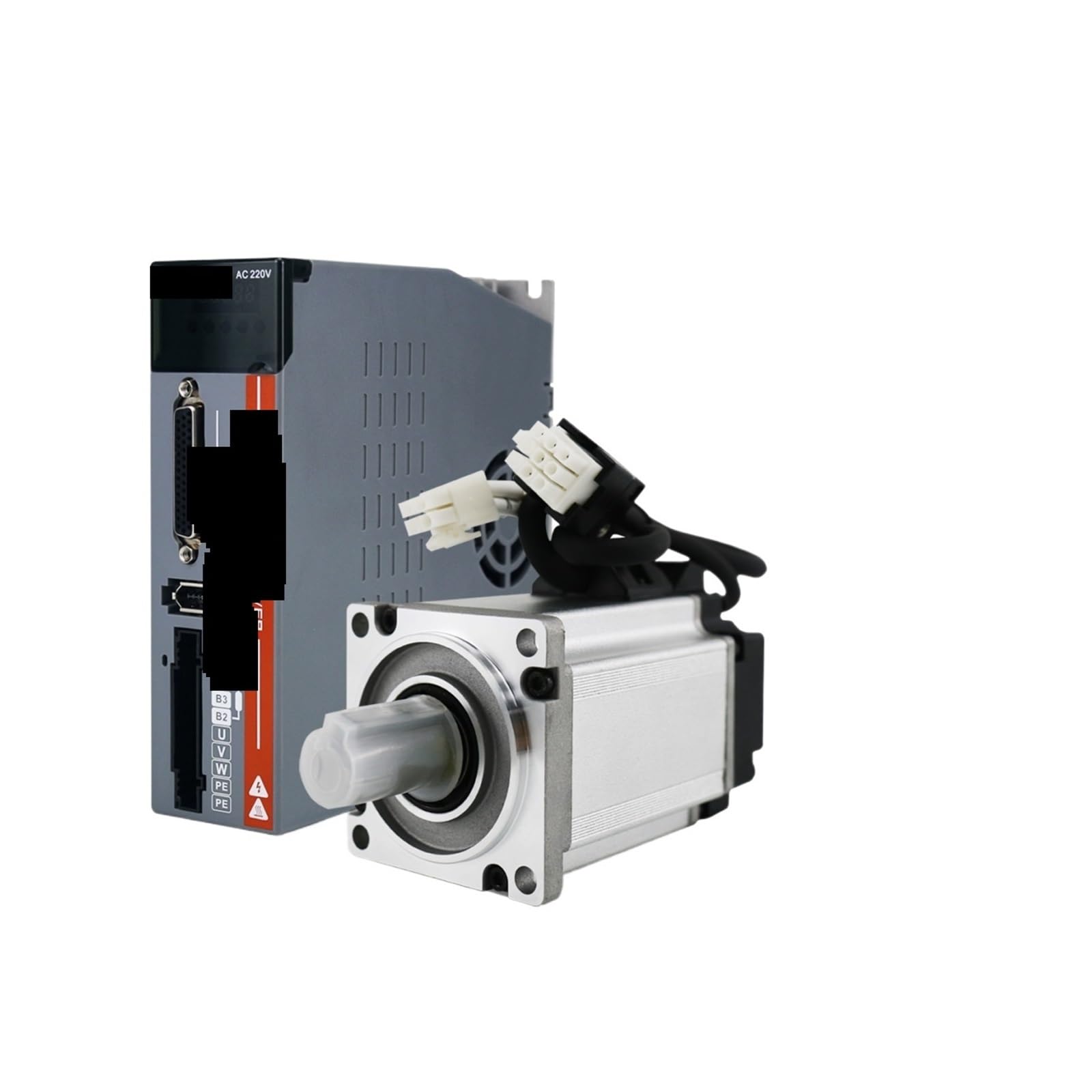 ANERTQUIH Servo Motor A5 200W 400W 600W AC servo with Drive 60st 3000rpm 17bit 23bit Encoder(200W 23bit)
