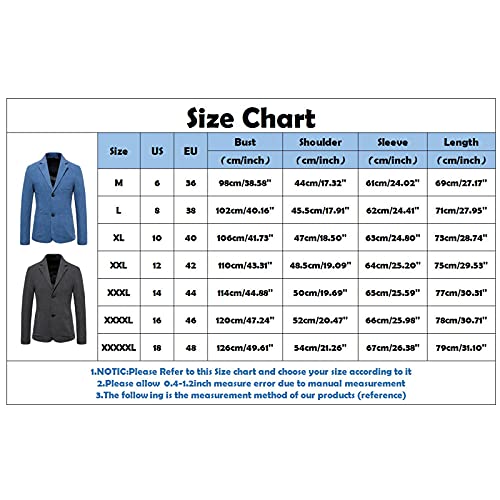 ITISME Blazer Uomo Casual Elegante Slim Taglie