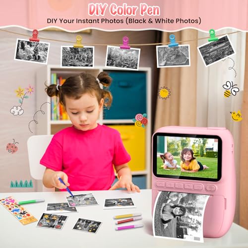 Gofunly H2001 Instant Print Camera For Kids, 3.0 Inch Hd 32Mp Kids Camera 1080P Digital Camera thumb #5