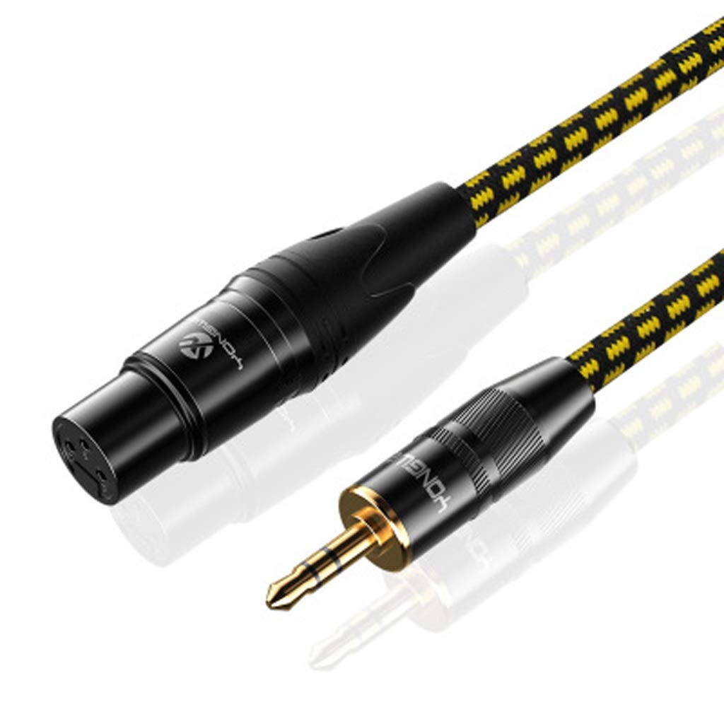 Cable de micrófono para cámara réflex SLR y micrófono de condensador 1M