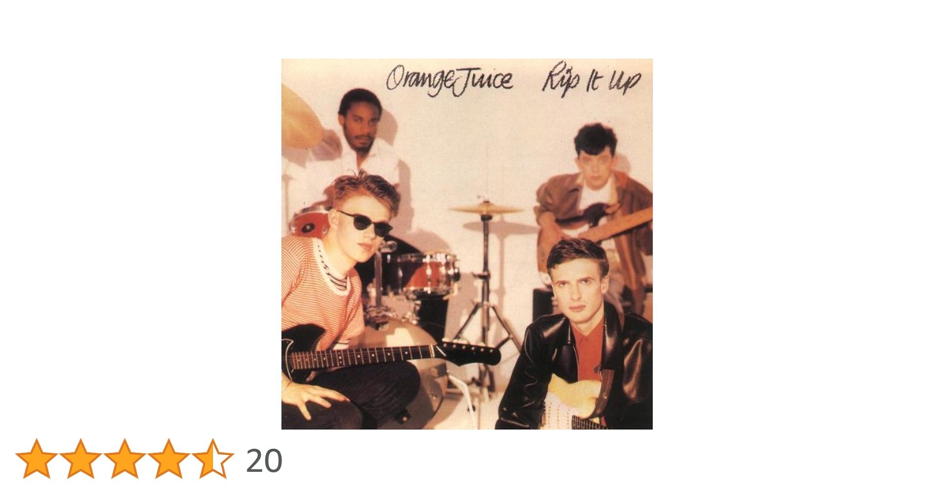 ORANGE JUICE / RIP IT UP キラメキ トゥモロー　見本盤 ORANGE JUICE / RIP IT UP キラメキ トゥモロー 見本盤