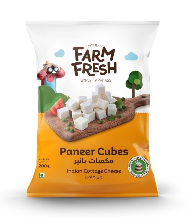 Frozen Paneer Cubes 200g