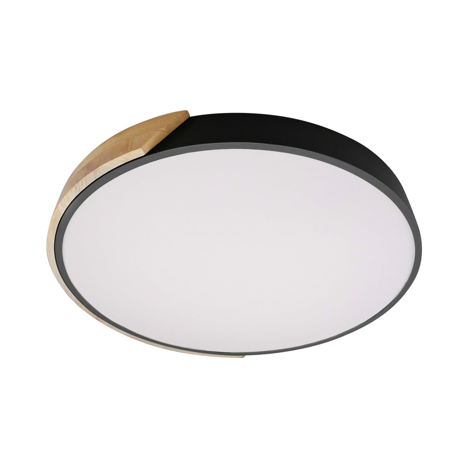 LEDKIA Plafoniera LED Circolare 6W - Bianco Freddo 6000K - Diametro 12 Cm - Per Soggiorno, Cucina, Corridoio