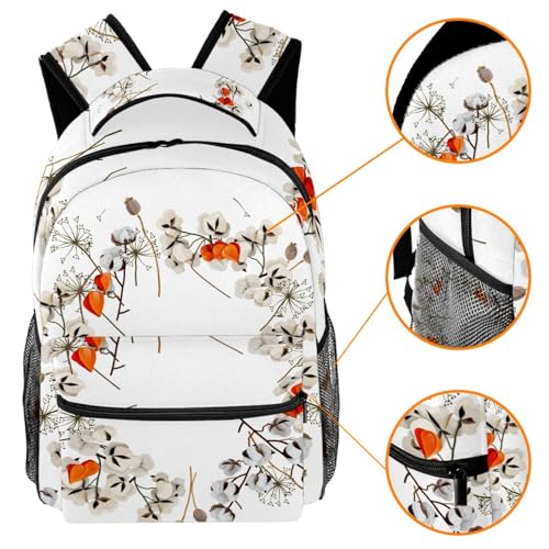 Sac à dos couronne de boules de coton au design multicolore unique