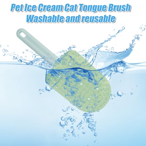 Image of 3pcs Cat Tongue Combs, Double Sided Cat Grooming Tongue Brush with Comfort Grip Handle Cat Tongue Licking Hair Comb Pets Shedding Brush for Grooming Hairballs & Keeping Clean