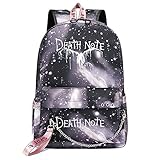 Xinchangda Sac  dos pour ordinateur portable, cartable motif dessin anim Death Note en L avec port de charge USB, sac de voyage dcontract pour collge, garon et fille, Type 4, 45CM*15CM*32CM