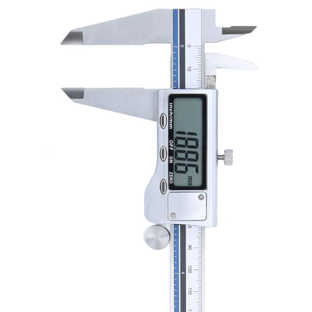 Suwalizki Elektroniczny Cyfrowy Cyfrowy Zacisk Ze Stali Nierdzewnej Vernier Caliper High Precision Industrial Pomiar Narzędzia Zakres: 0-150mm
