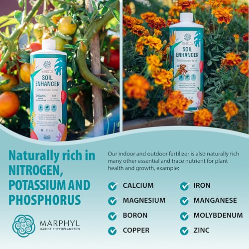 Marphyl 627843783114 Organic Liquid Fertilizer - Outdoor & Indoor Plant Food - All-Purpose, Nutrient-Rich Lawn Fertilizer & Soil Enhancer thumb #4