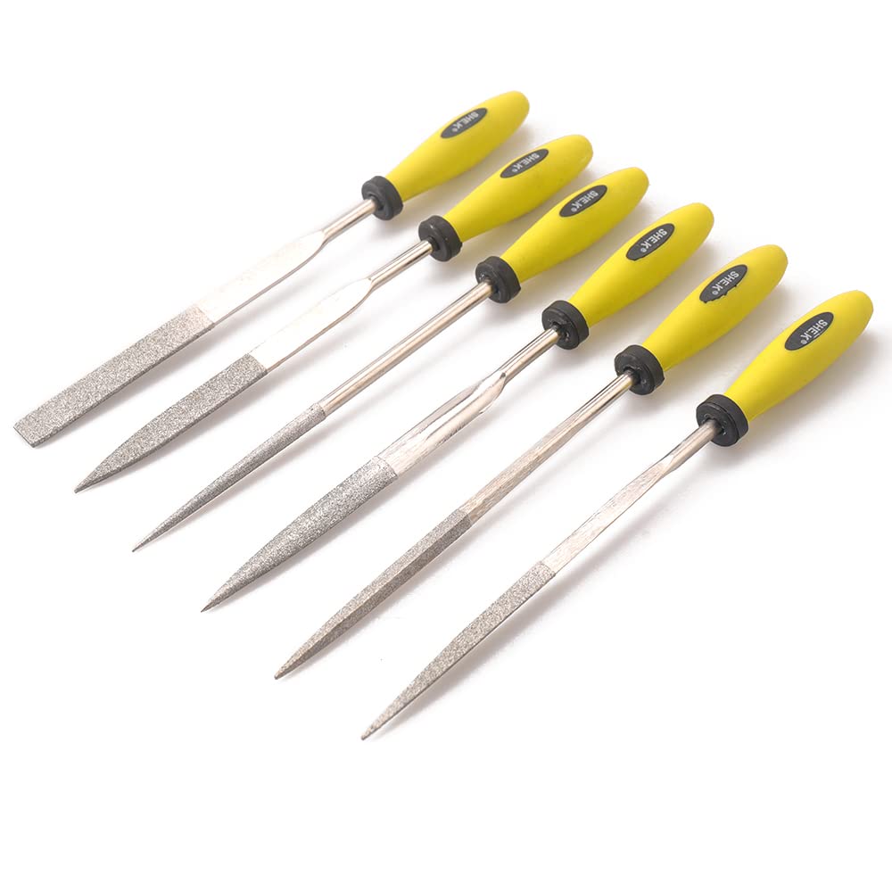 Set Di 3 Lime Per Motosega - Diametri 4mm, 4.8mm, 5.5mm - Con Manico Antiscivolo - Foto 6