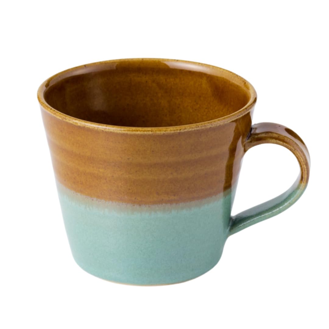Handcrafted Mashiko Two-Tone Ceramic Mug 330ml