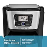 BLACK+DECKER 12-Cup Thermal Coffee Maker, Keep Coffee Hot with Insulated Stainless Steel Carafe, Digital Controls, Easy to Clean. - Image 3
