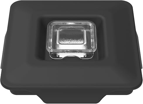 Blender Lid Replacement for Blendtec Commercial 40-310 Latching Lid Cover Replacement with Center Cap, Fourside Wildside Jar Replacement Part for Blendtec Blender Top Accessories