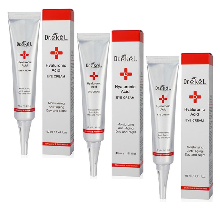 Dr. Ekel Hyaluronic Acid Eye Cream 40ml x 3pcs /Wrinkle improving,Moisturizing,Nutrition/Korea-Beauty/Korea Made
